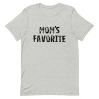 Unisex t-shirt feels soft and lightweight "MOM'S FAVORITE"