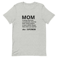 Unisex t-shirt feels soft and lightweight "MOM"