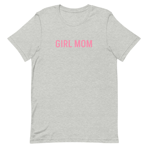 Unisex t-shirt feels soft and lightweight "GIRL MOM"