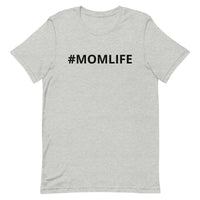 100% Cotton Short Sleeve Jersey T-Shirt "#MOMLIFE"