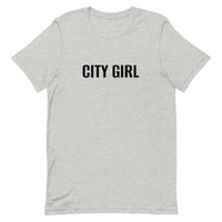 Unisex t-shirt feels soft and lightweight "CITY GIRL"