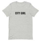 Unisex t-shirt feels soft and lightweight "CITY GIRL"