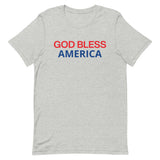 Unisex t-shirt feels soft and lightweight "GOD BLESS AMERICA"