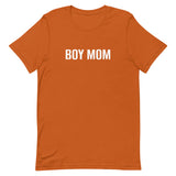 Unisex t-shirt feels soft and lightweight "BOY MOM"