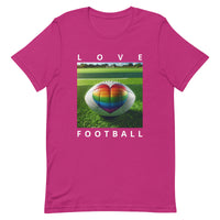 SOFT and comfy t-shirt - "FOOTBALL WITH HEART"