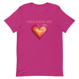 Soft and lightweight t-shirt "HEART"