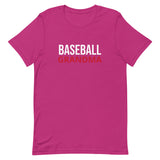 Unisex t-shirt feels soft and lightweight "BASEBALL GRANDMA"