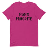 Unisex t-shirt feels soft and lightweight "MOM'S FAVORITE"