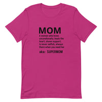 Unisex t-shirt feels soft and lightweight "MOM"