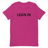 Unisex t-shirt feels soft and lightweight "LEAN IN"