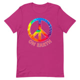 Unisex t-shirt feels soft and lightweight "PEACE ON EARTH"