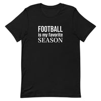 Lightweight cotton t-shirt  "FOOTBALL IS MY FAVORITE SEASON"