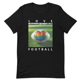 SOFT and comfy t-shirt - "FOOTBALL WITH HEART"