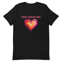 Soft and lightweight t-shirt "HEART"