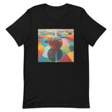 Unisex t-shirt feels soft and lightweight "COLORFUL BASKETBALL"