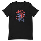 Unisex t-shirt feels soft and lightweight "HAPPY 4TH OF JULY"