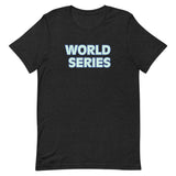 Soft and lightweight t-shirt  "WORLD SERIES" (baseball on back collar)