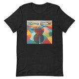 Unisex t-shirt feels soft and lightweight "COLORFUL BASKETBALL"