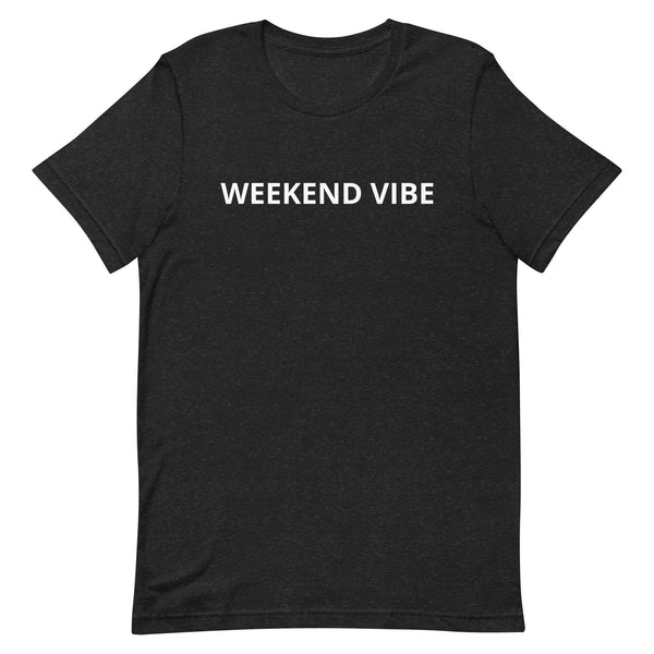 100% Cotton Short Sleeve Jersey T-Shirt "WEEKEND VIBE"