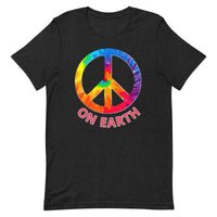 Unisex t-shirt feels soft and lightweight "PEACE ON EARTH"