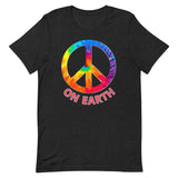 Unisex t-shirt feels soft and lightweight "PEACE ON EARTH"