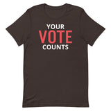 Unisex t-shirt feels soft and lightweight "VOTE"