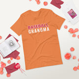 Unisex t-shirt feels soft and lightweight "BASEBALL GRANDMA"