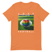 SOFT and comfy t-shirt - "FOOTBALL WITH HEART"