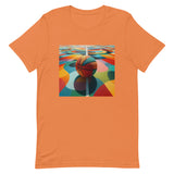 Unisex t-shirt feels soft and lightweight "COLORFUL BASKETBALL"