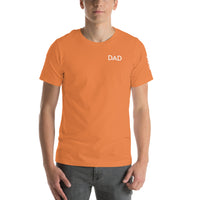 Unisex t-shirt feels soft and lightweight "DAD"