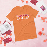 Unisex t-shirt feels soft and lightweight "BASEBALL GRANDMA"