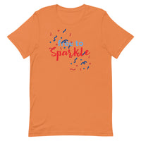 Unisex t-shirt feels soft and lightweight "FREE TO SPARKLE"