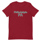 Unisex t-shirt feels soft and lightweight "Philadelphia PA"