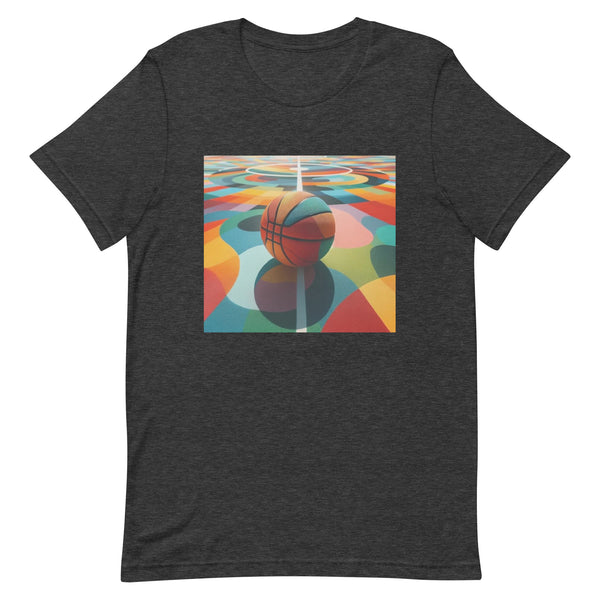 Unisex t-shirt feels soft and lightweight "COLORFUL BASKETBALL"