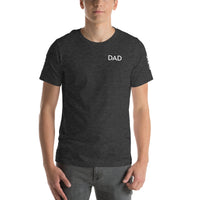 Unisex t-shirt feels soft and lightweight "DAD"