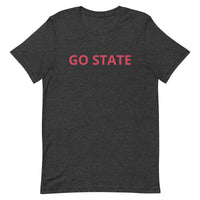 Unisex t-shirt feels soft and lightweight t-shirt  "GO STATE"