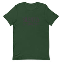 Soft and comfy short-sleeve 100% ring-spun cotton T-Shirt  "SILENTLY JUDGING YOU"