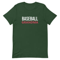 Unisex t-shirt feels soft and lightweight "BASEBALL GRANDMA"