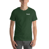 Unisex t-shirt feels soft and lightweight "DAD"