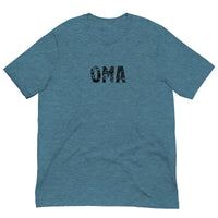 Soft, lightweight unisex t-shirt with just the right amount of stretch. "OMA"