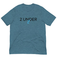 Soft and comfy short-sleeve 100% ring-spun cotton T-Shirt  "2 UNDER 2"