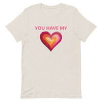 Soft and lightweight t-shirt "HEART"