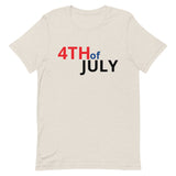 Unisex t-shirt feels soft and lightweight "4th of July"