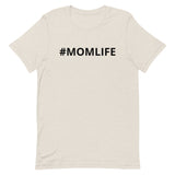 100% Cotton Short Sleeve Jersey T-Shirt "#MOMLIFE"