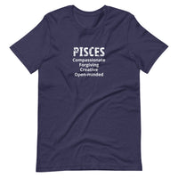 Unisex soft, lightweight with a little stretch t-shirt "PISCES"