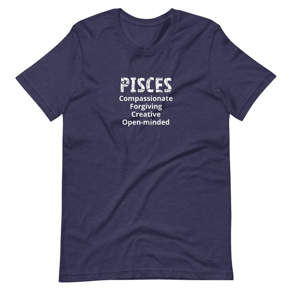 Unisex soft, lightweight with a little stretch t-shirt "PISCES"