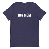 Unisex t-shirt feels soft and lightweight "BOY MOM"