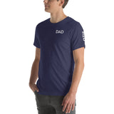 Unisex t-shirt feels soft and lightweight "DAD"