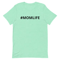 100% Cotton Short Sleeve Jersey T-Shirt "#MOMLIFE"