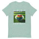 SOFT and comfy t-shirt - "FOOTBALL WITH HEART"